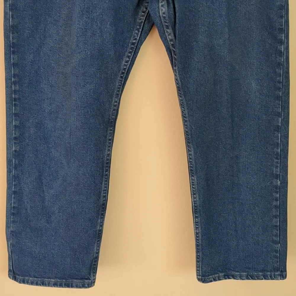 38x30 Wrangler Blue Denim Rugged Workwear Jeans Quality Basic Casual